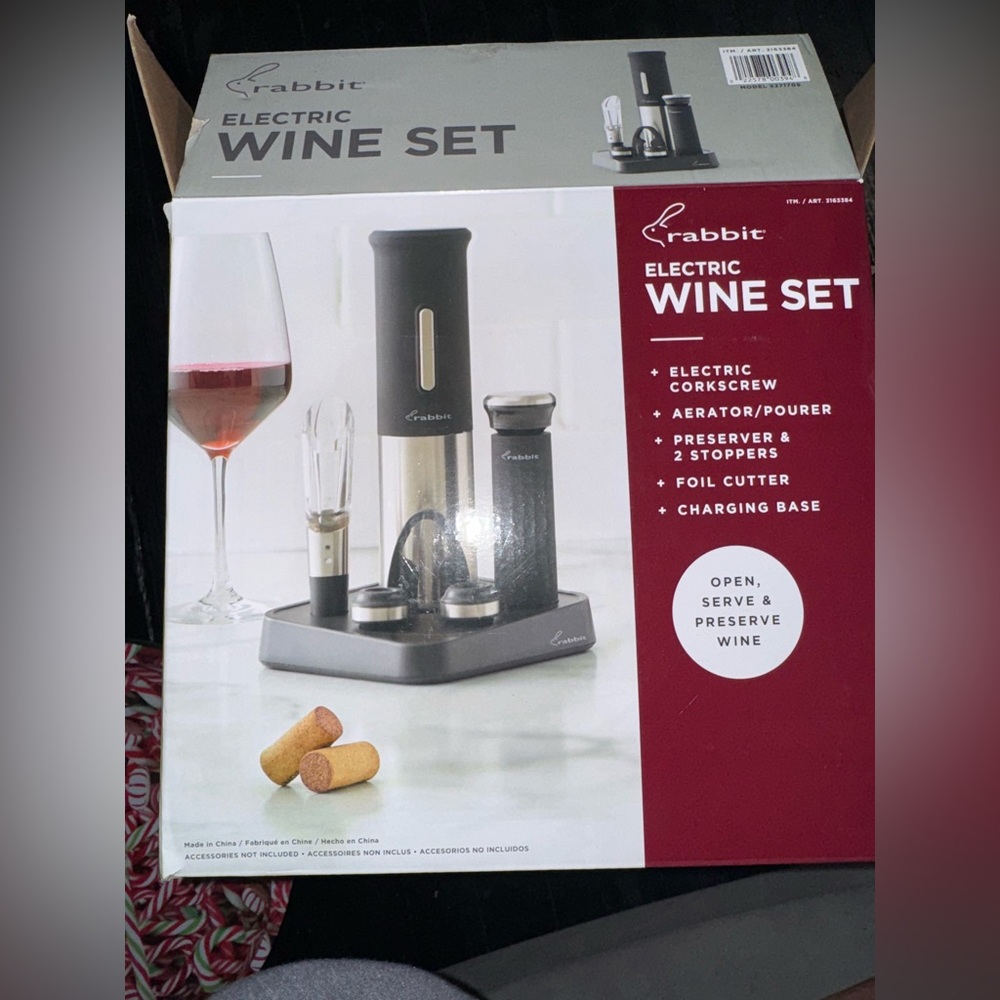 Rabbit Electric Wine Set